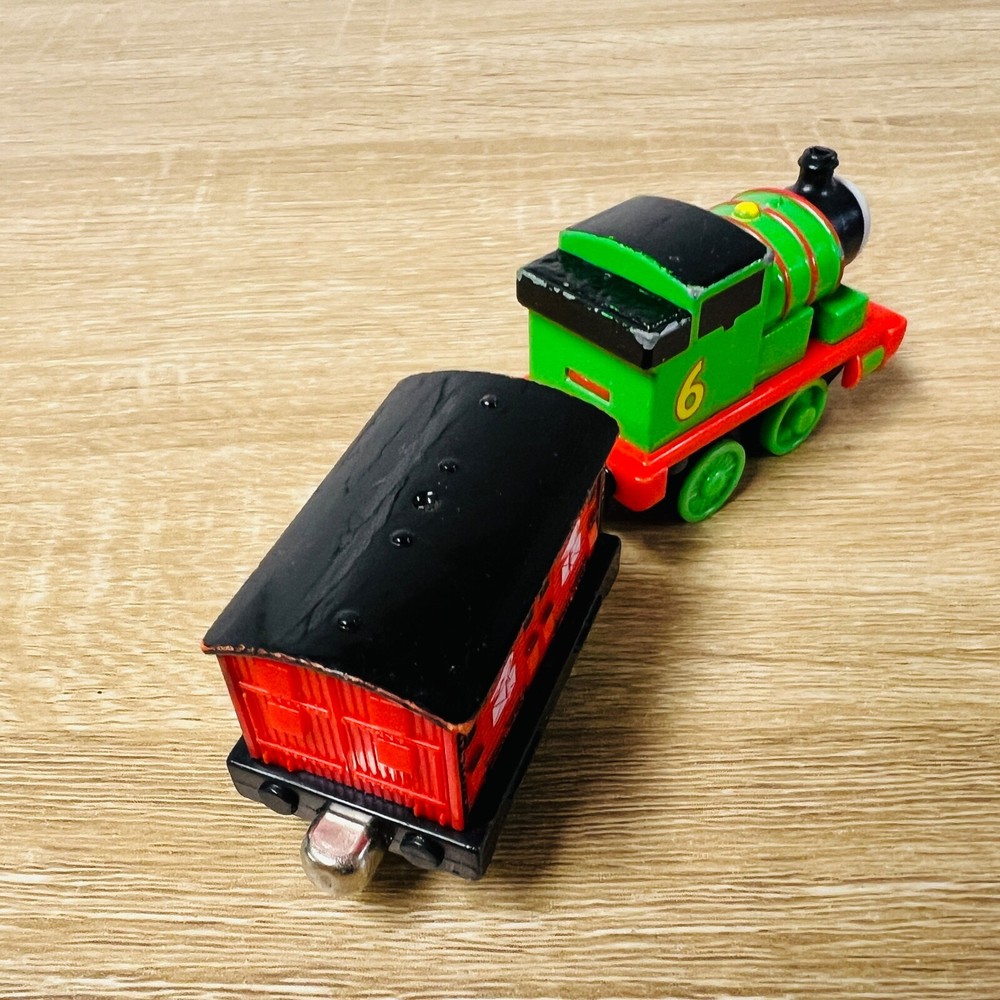 Pullstring Motorised Percy Thomas Take N Play Along Diecast Metal Push Trains