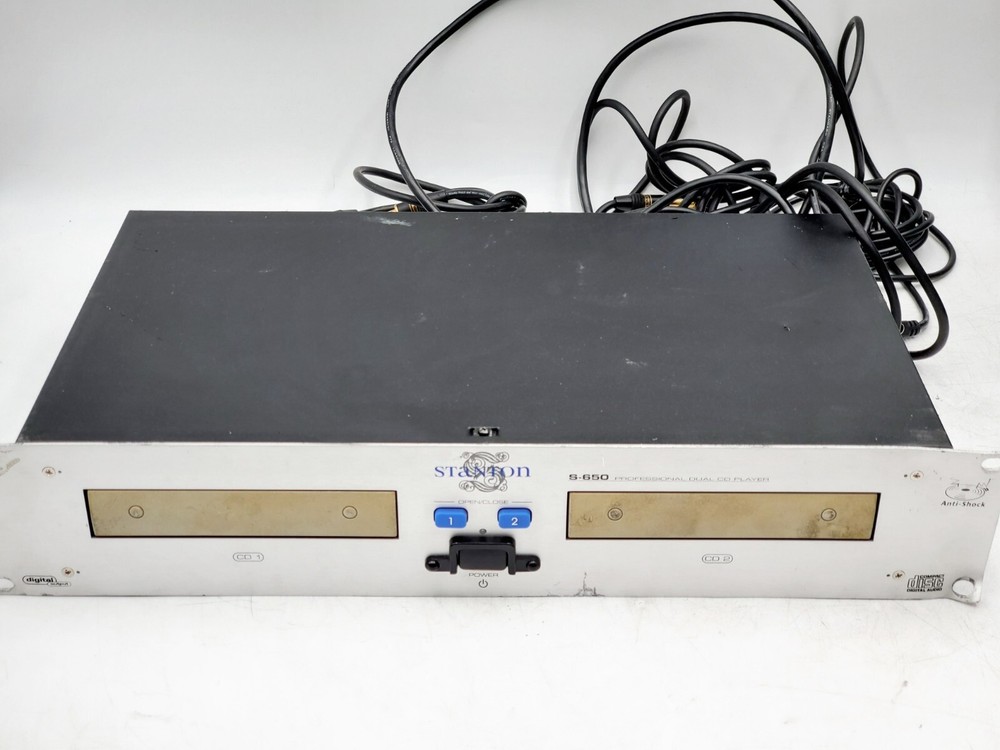 Stanton S-650 Dual Deck DJ CD Player - Anti-Shock Technology