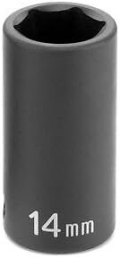 Grey Pneumatic Socket 3/8" Drive X 9Mm Semi-Deep Impact (1009MSD)