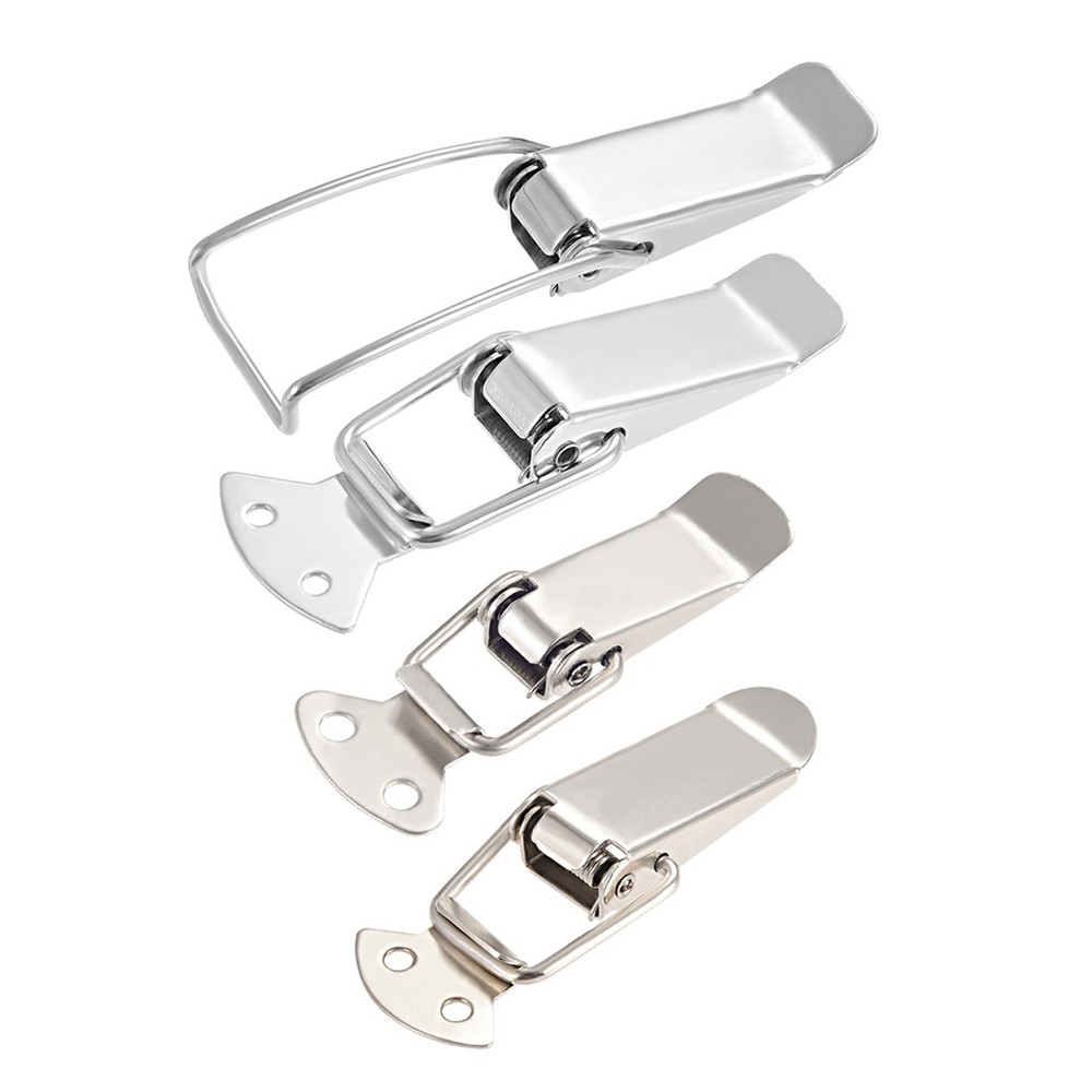 Iron Spring Loaded Toggle Box Chest Trunk Latch Catches Hasps Clamp