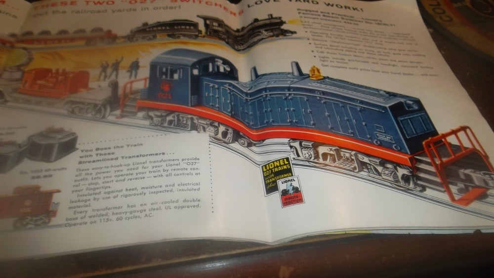 LIONEL TRAIN CATALOG & INST. CATALOG