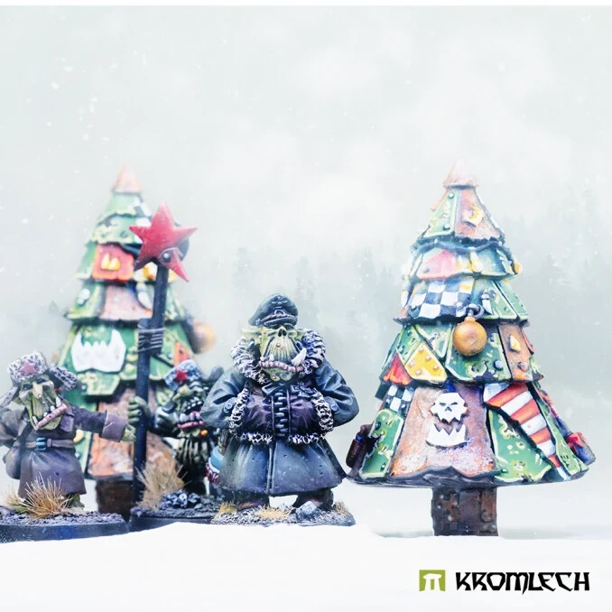 KROMLECH Orc Christmas Trees Set