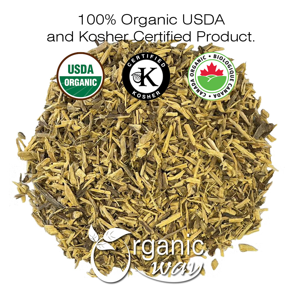 Organic Way Licorice Root Cut & Sifted - Organic, Kosher & USDA Certified