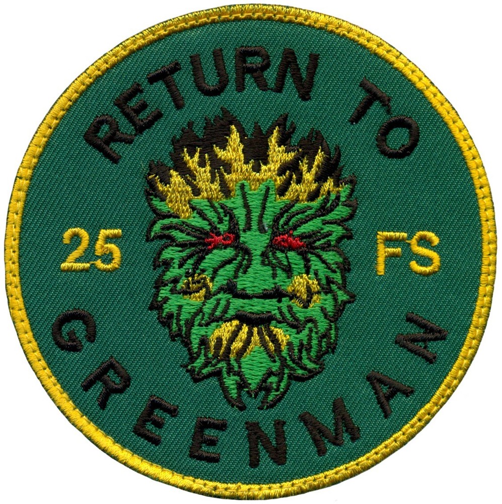 USAF 25th FIGHTER SQUADRON – GREENMAN PATCH