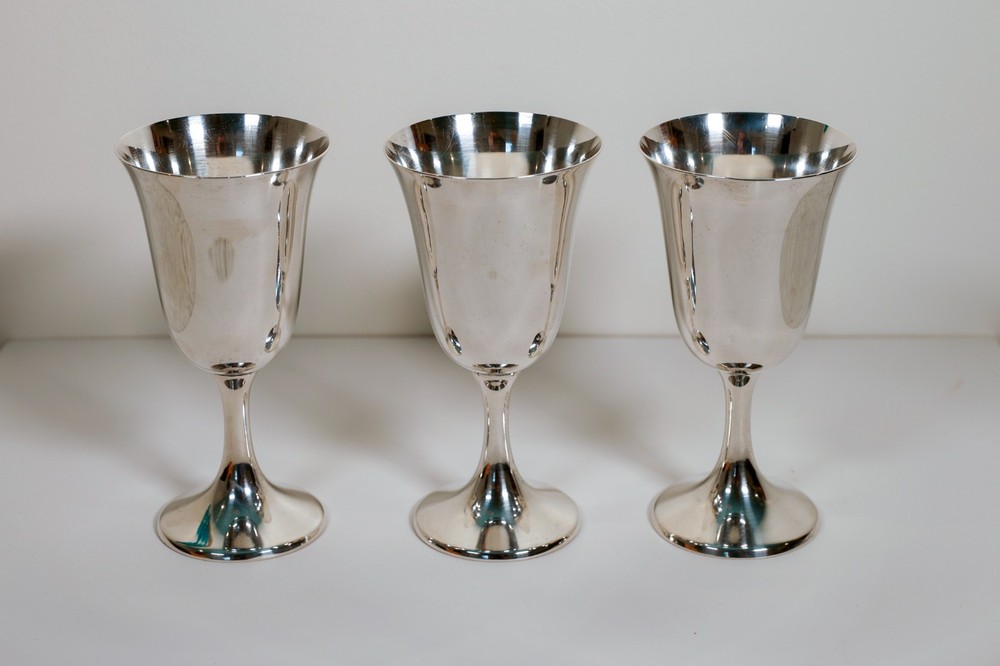Silver Goblet - Manchester Silver Co. 808 - No Monogram