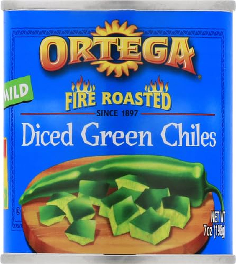 Diced Green Chiles, Mild, 7 Oz