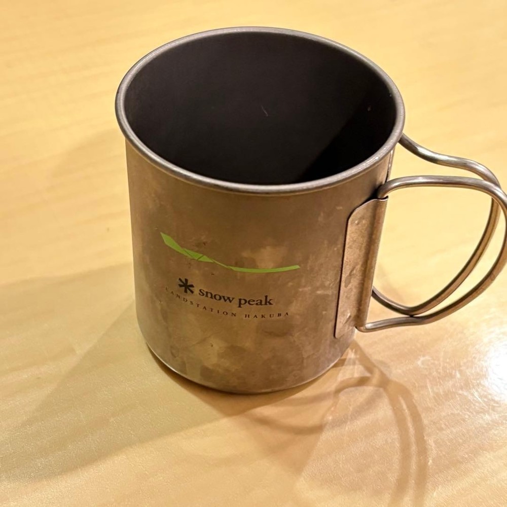 Snow Peak Hakuba Limited Edition Titanium Mug Single