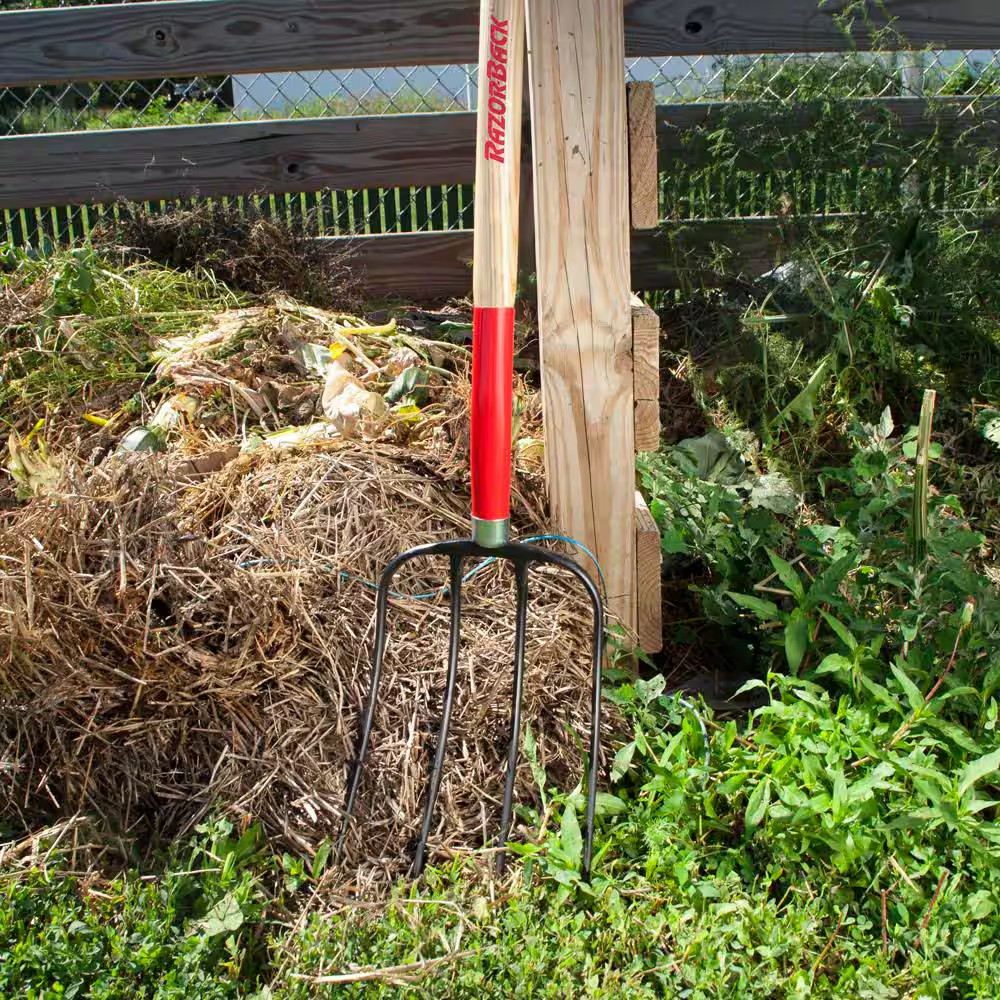4-Oval Tine Manure Fork