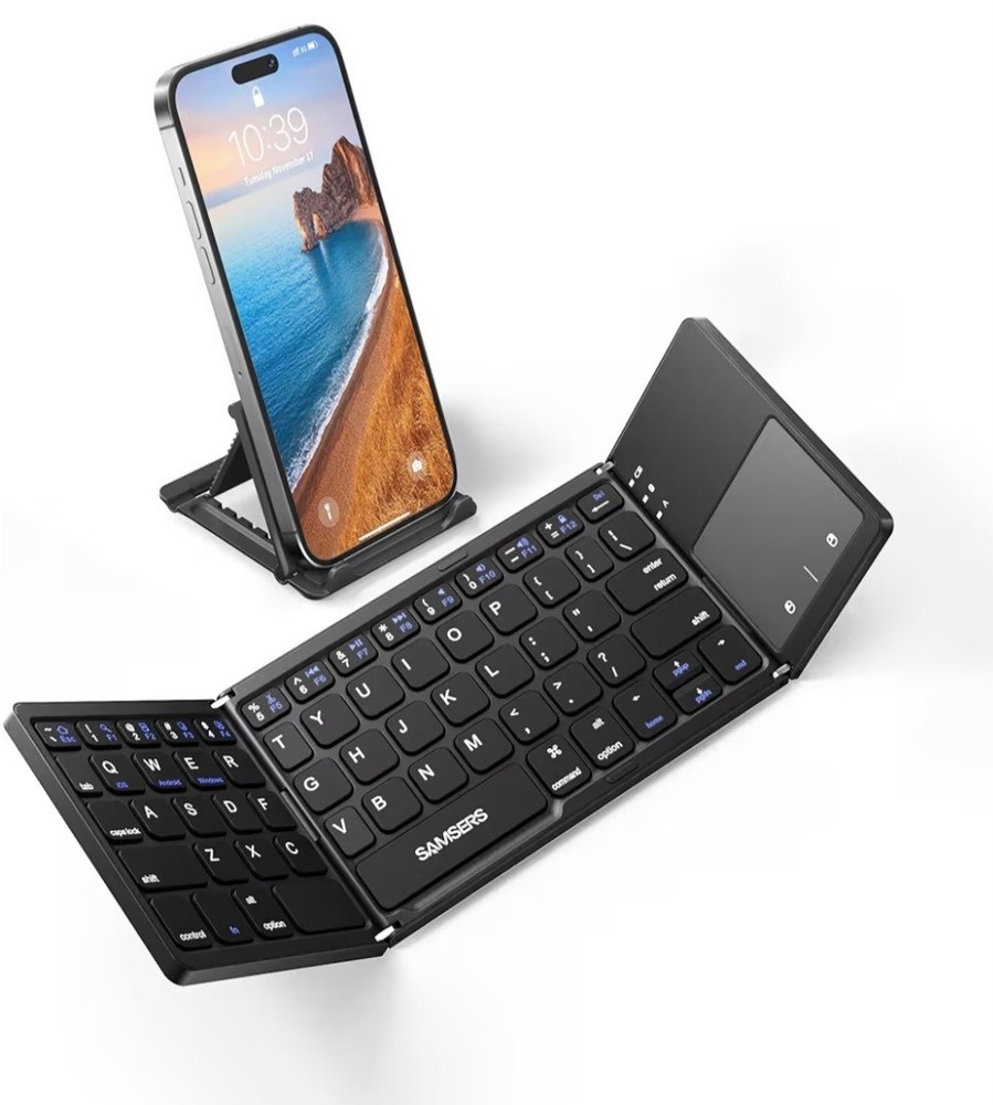 Samsers Foldable Bluetooth Keyboard with Touchpad