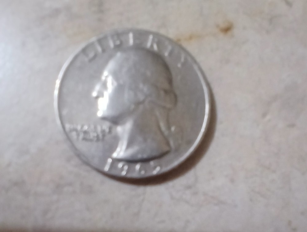 1965 Washington Quarter No Mint Mark Filled "A" Error
