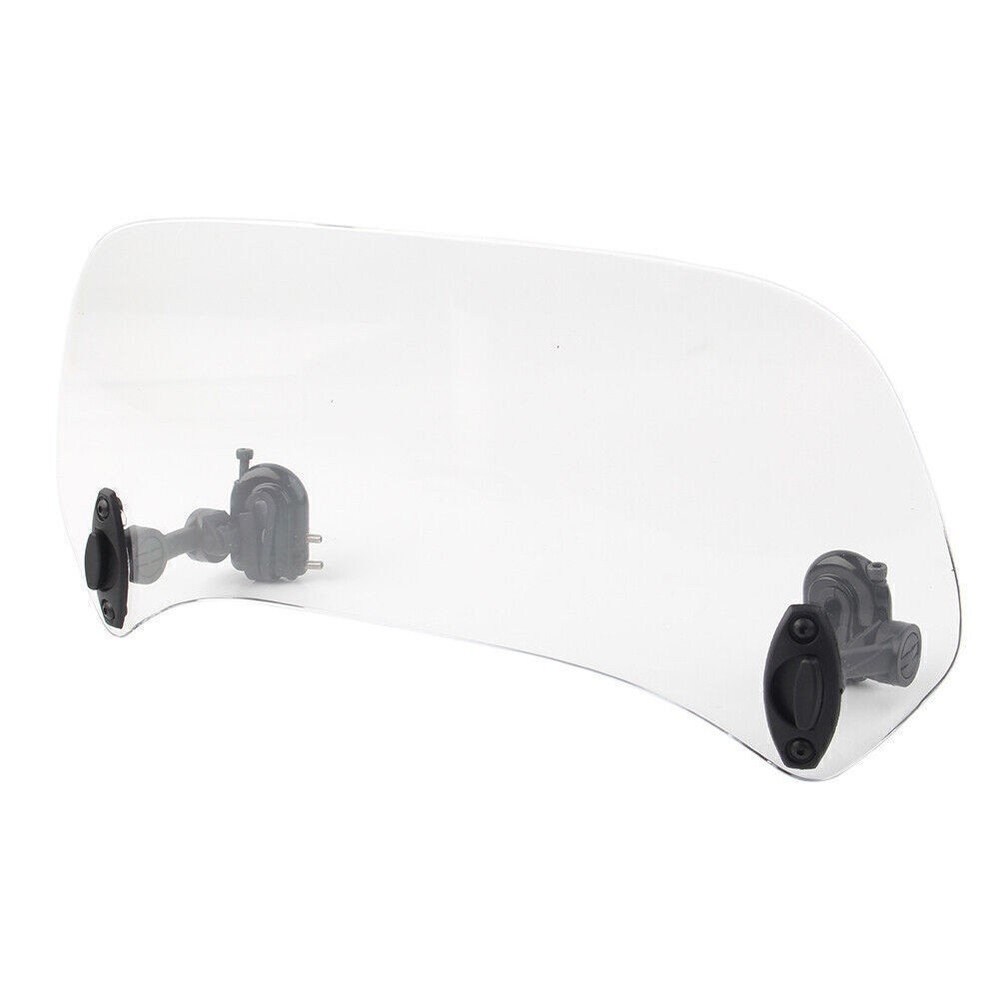 Motorcycle Adjustable Clip On Windshield Screen Extension Spoiler Wind Deflector