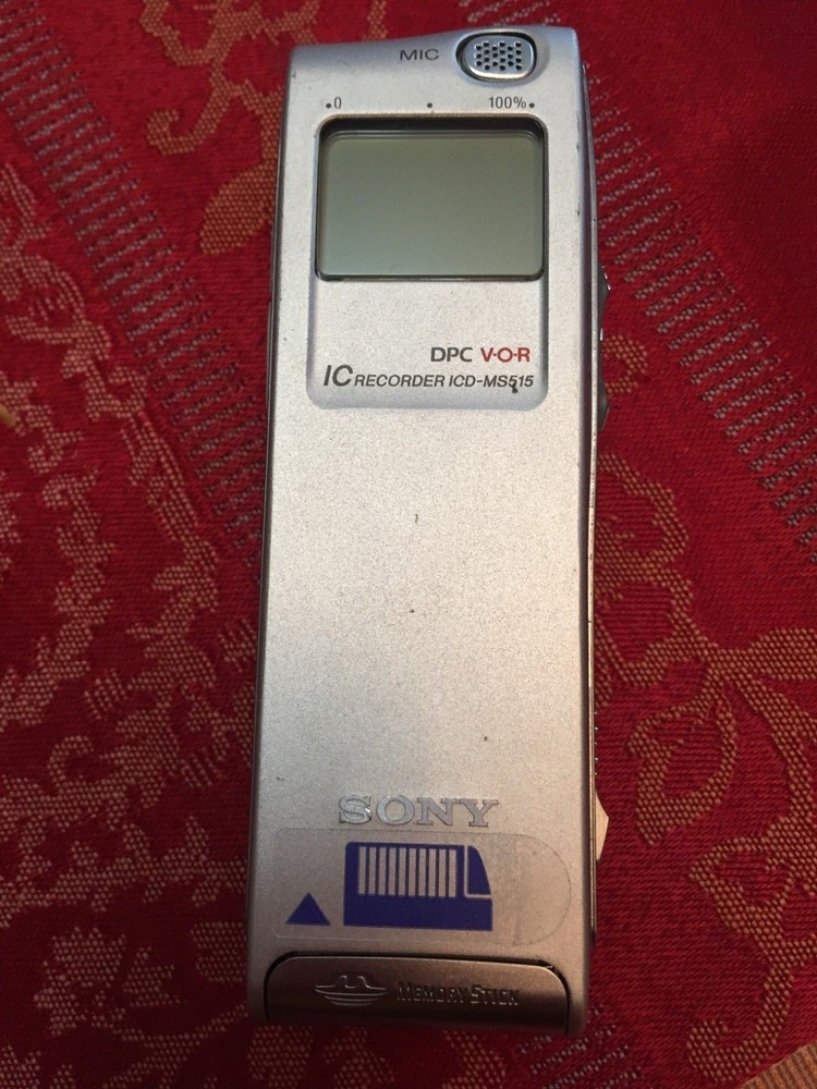 Sony Voice File Digital Recorder Dictator ICD-MS515