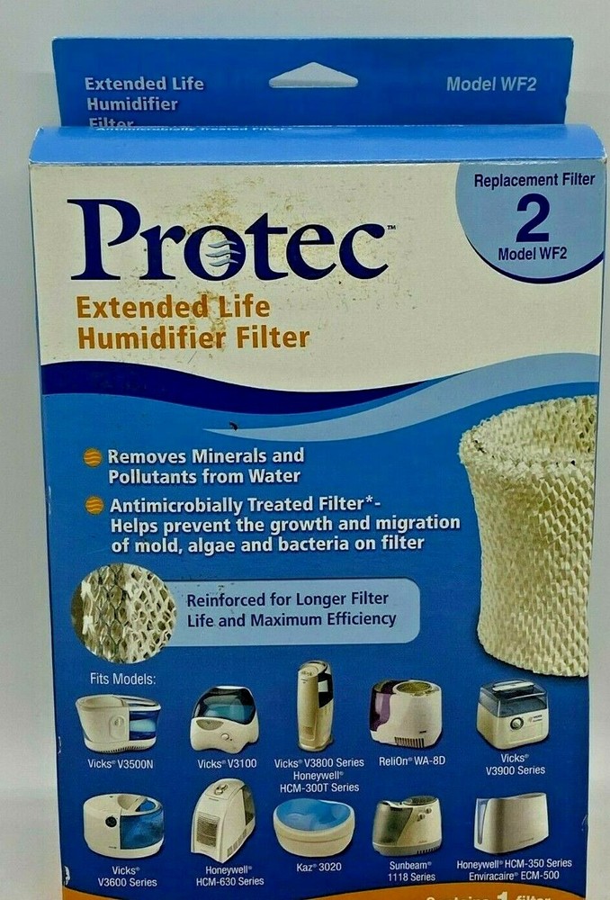 Protec WF2 Extended Life Humidifier Replacement Filter  Antimicrobially  Treated