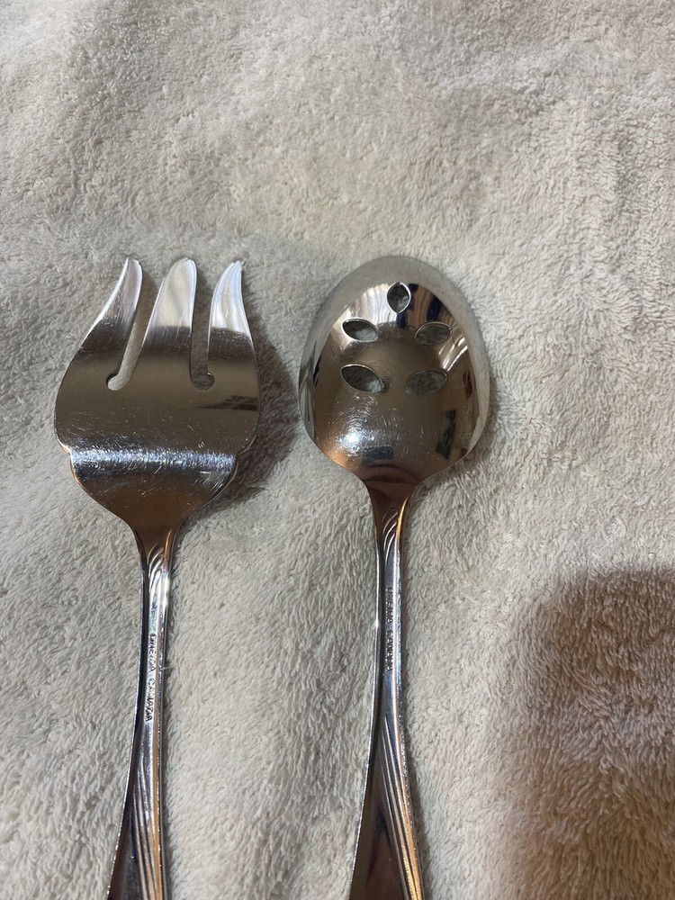 Oneida Canada Stainless Server Set Fork & Spoon