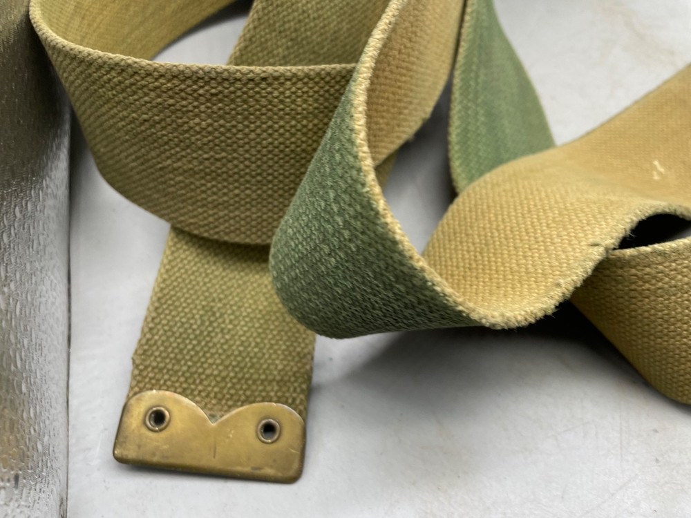 WW1 1908 Pattern British Army Webbing Shoulder Strap in Khaki- 49" Long Original