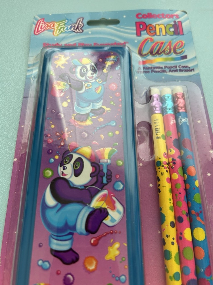 Vintage Lisa Frank Pencil Case NOS
