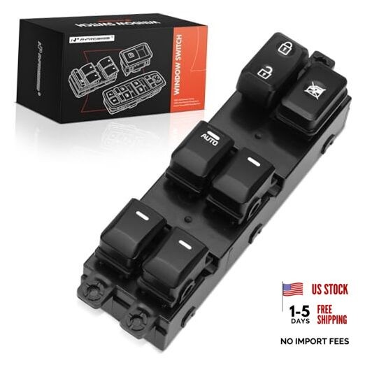 Master Power Window Switch Compatible with Kia Picanto 2012 2013 2014 2015,