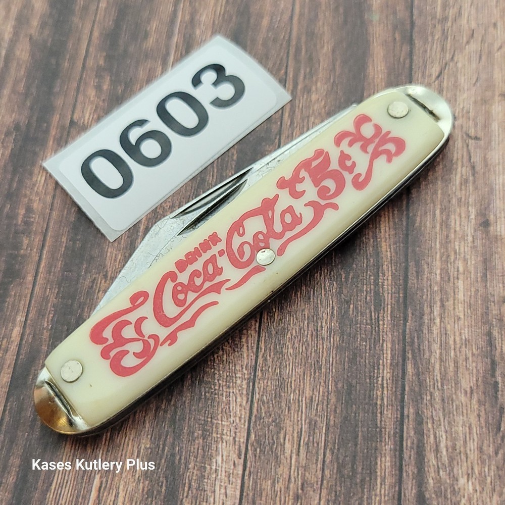 Coca Cola Logo Folding Pocket Knife Made In USA