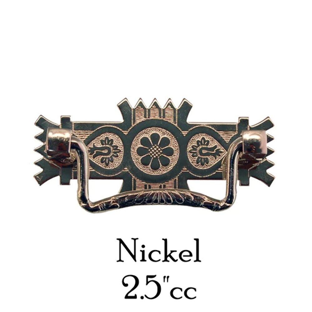 Eastlake Style Pull in Brass or Antique Brass