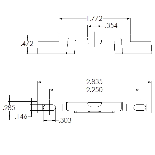 Window Sash Keeper 8296WHITE