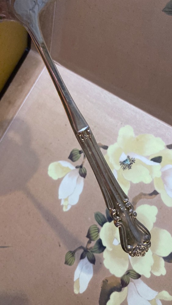 Silver Plated Scallop Shell Serving Spoon Ocean Cottage Core Kitchenalia