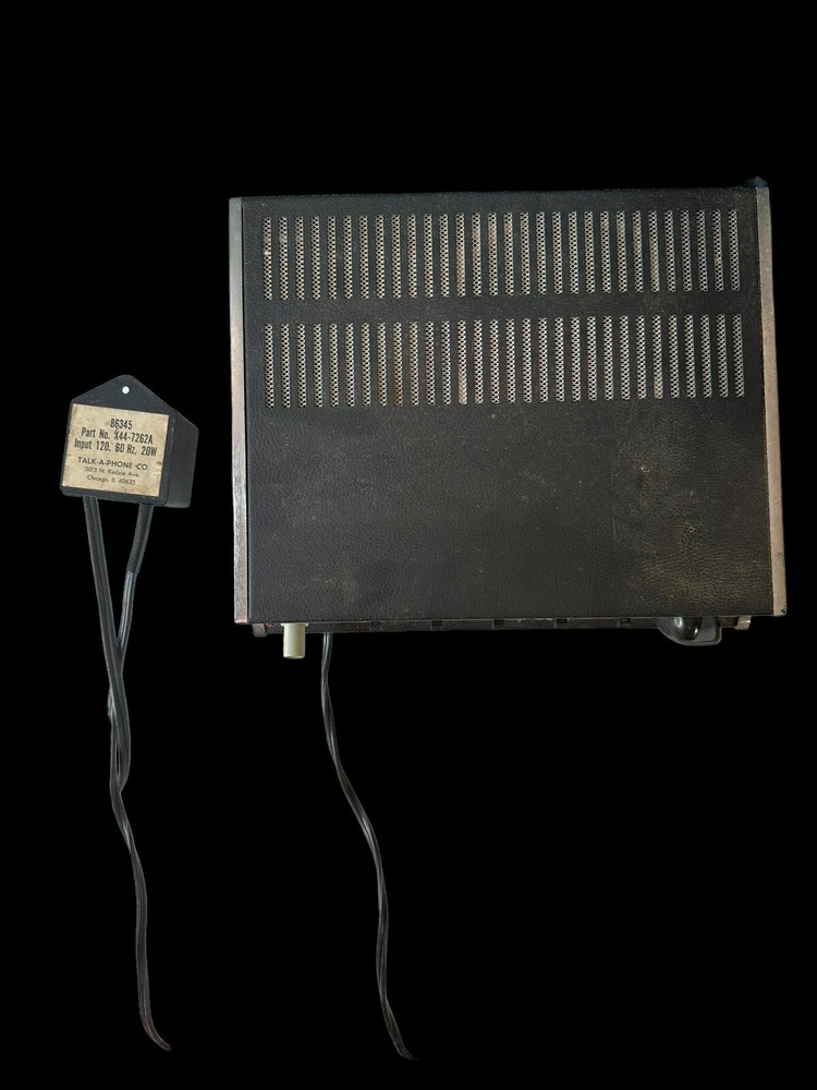 1970 Talk-a-phone Intercom K-ML-5W Master Prison Jail Intercom System X44-7262A