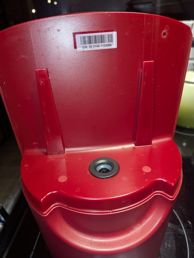 Red K-Compact K35 3 Cup Sizes Coffee Maker Counter Space Friendly 8.2" Width.