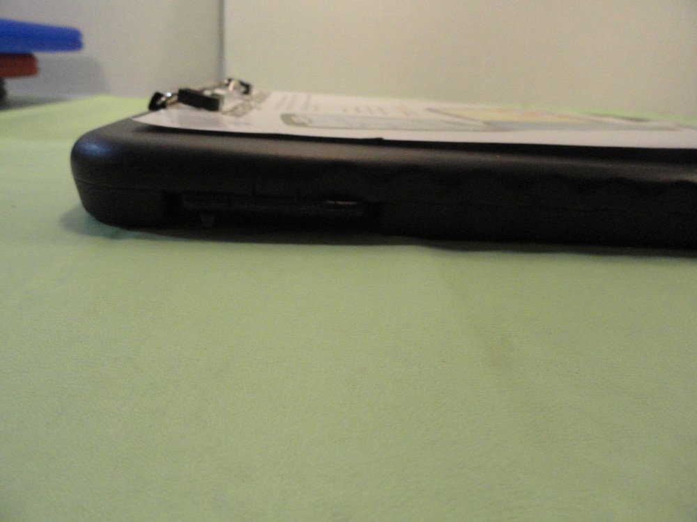 SIDE OPENING STORAGE HARD PLASTIC WATERPROOF CLIPBOARD CHARCOAL BLACK