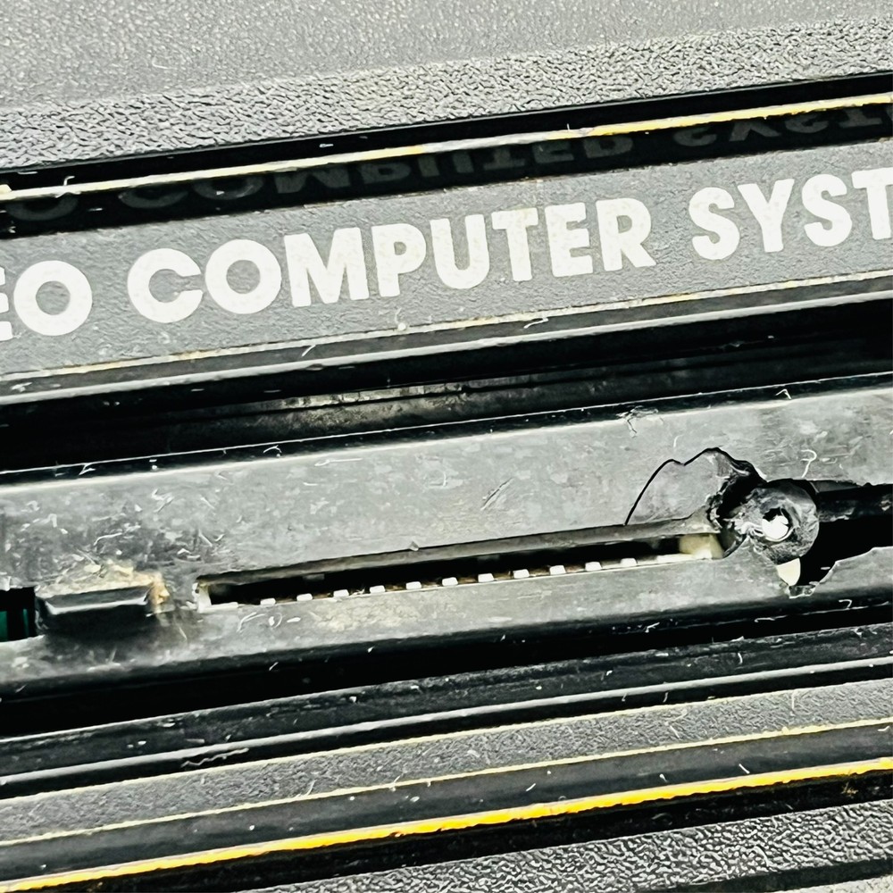 Atari 2600 Console Bundle w/ Mixed Joysticks, Cables VTG Retro Gaming UNTESTED