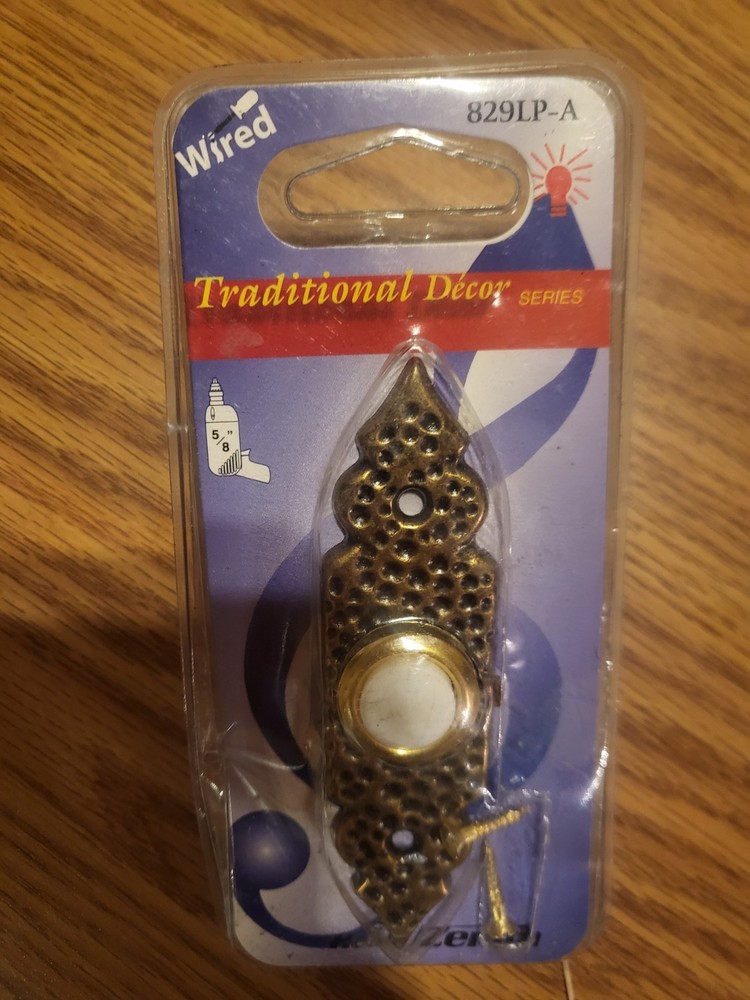Vintage doorbell, face plate/button