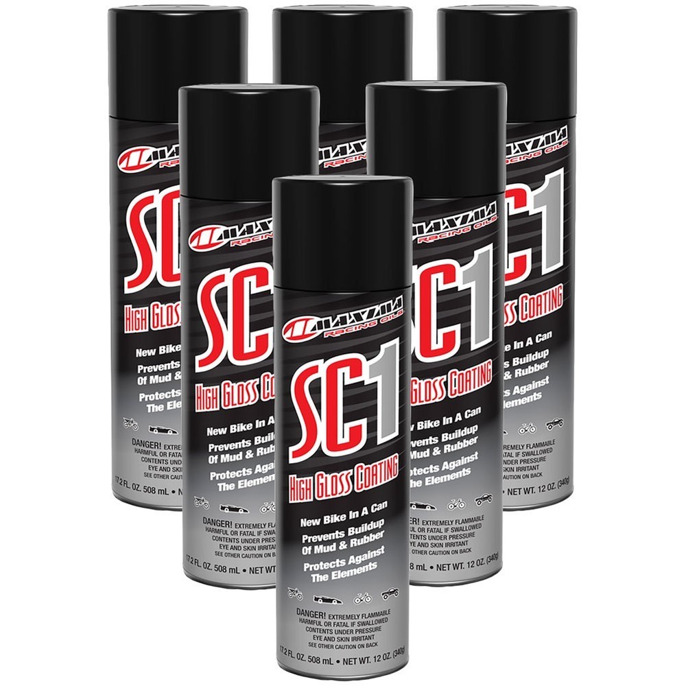 HIGH GLOSS SC1 CLEAR COAT SILICONE SPRAY 17.2 FL OZ- 6 PACK