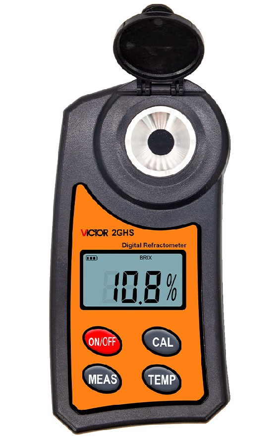 VICTOR 2GHS Sugar Meter 2GY Salinity Counting, Display Refractometer✦Kd