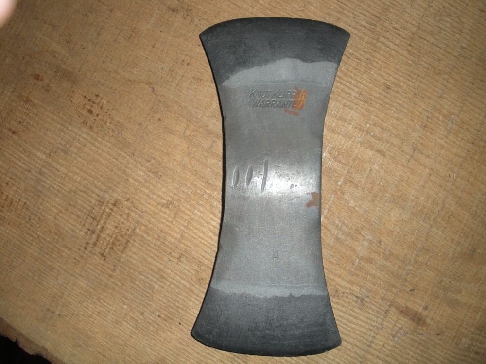 Vintage KNOT KLIPPER Mann Double Bit Axe Head / Quality Collector Axe