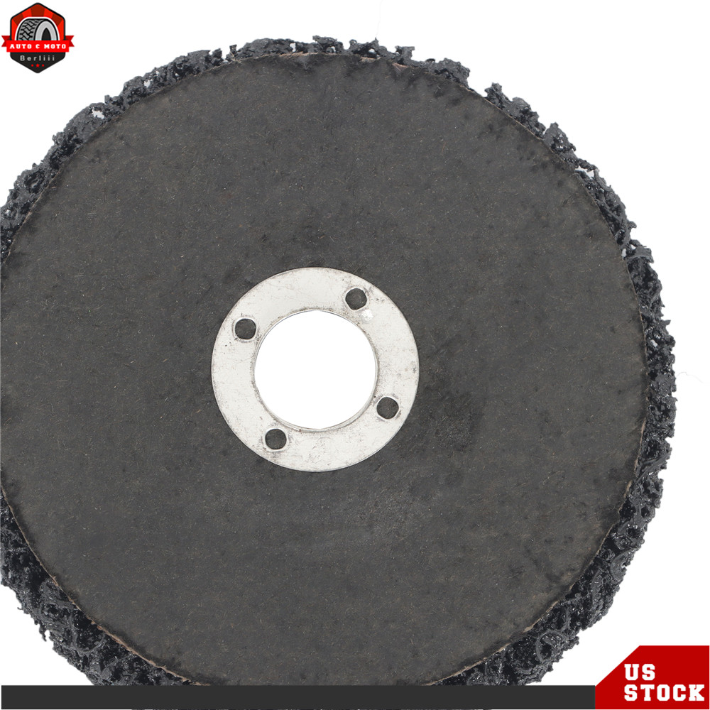 Paint Stripping Disc Set 4'×5/8" 6 Purple & 6 Black Efficient Rust Paint Removal