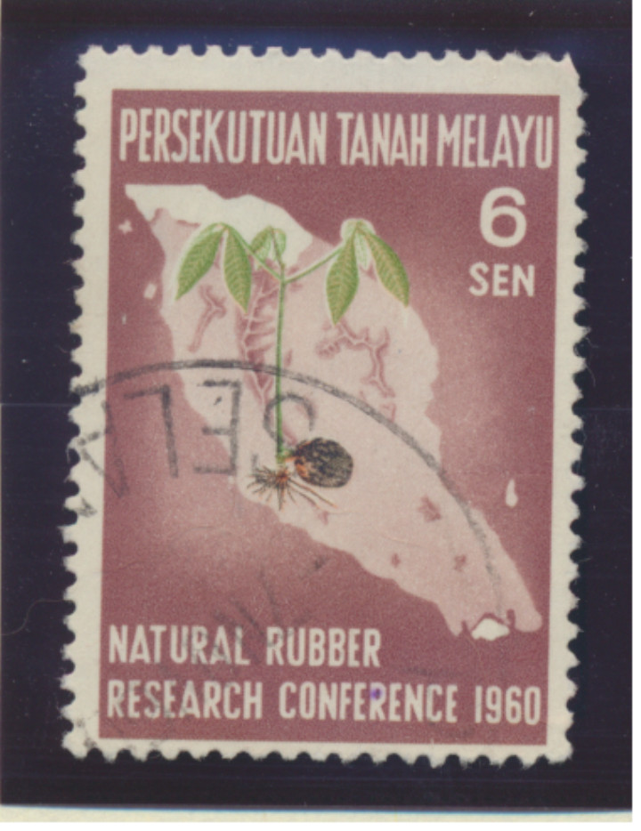 Malaya Stamp Scott #96, Used
