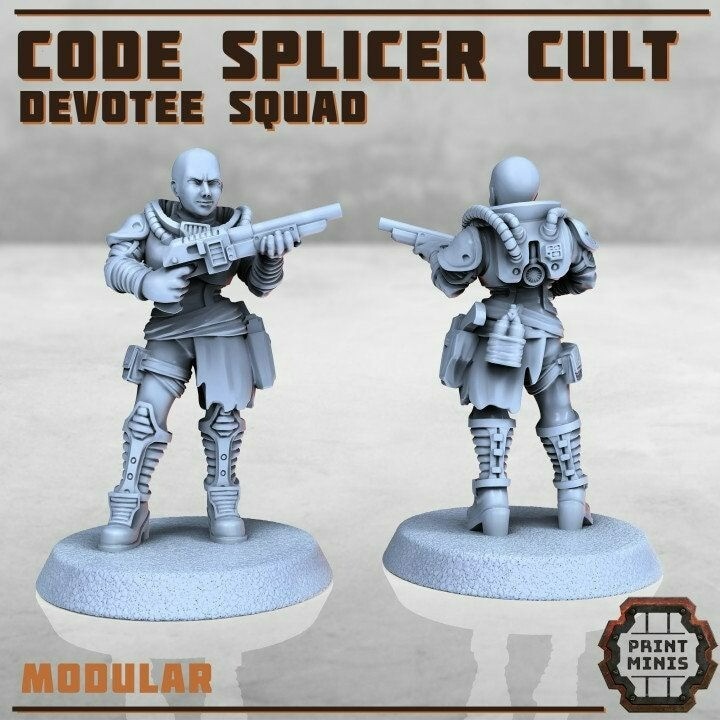 Devotee Squad Code Splicer Cult Religious Intergalactic Super Soldiers Marines S