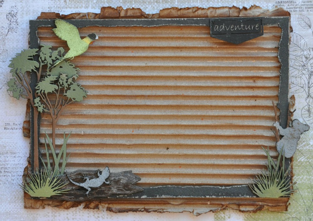 Dusty Attic Chipboard 5x7 - Creative Frames #3 - Aussie, DA3232