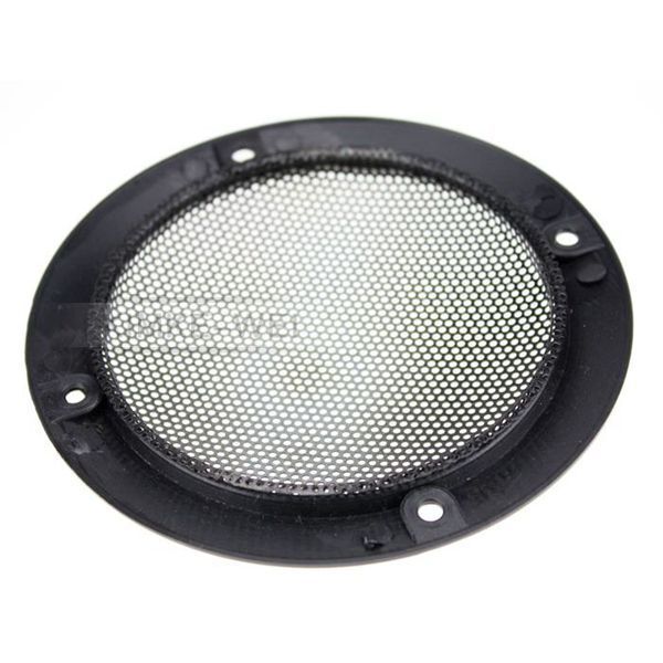 2pcs 4"Inch Matt Type Circle Speaker Decorative Circle With Protective Grille