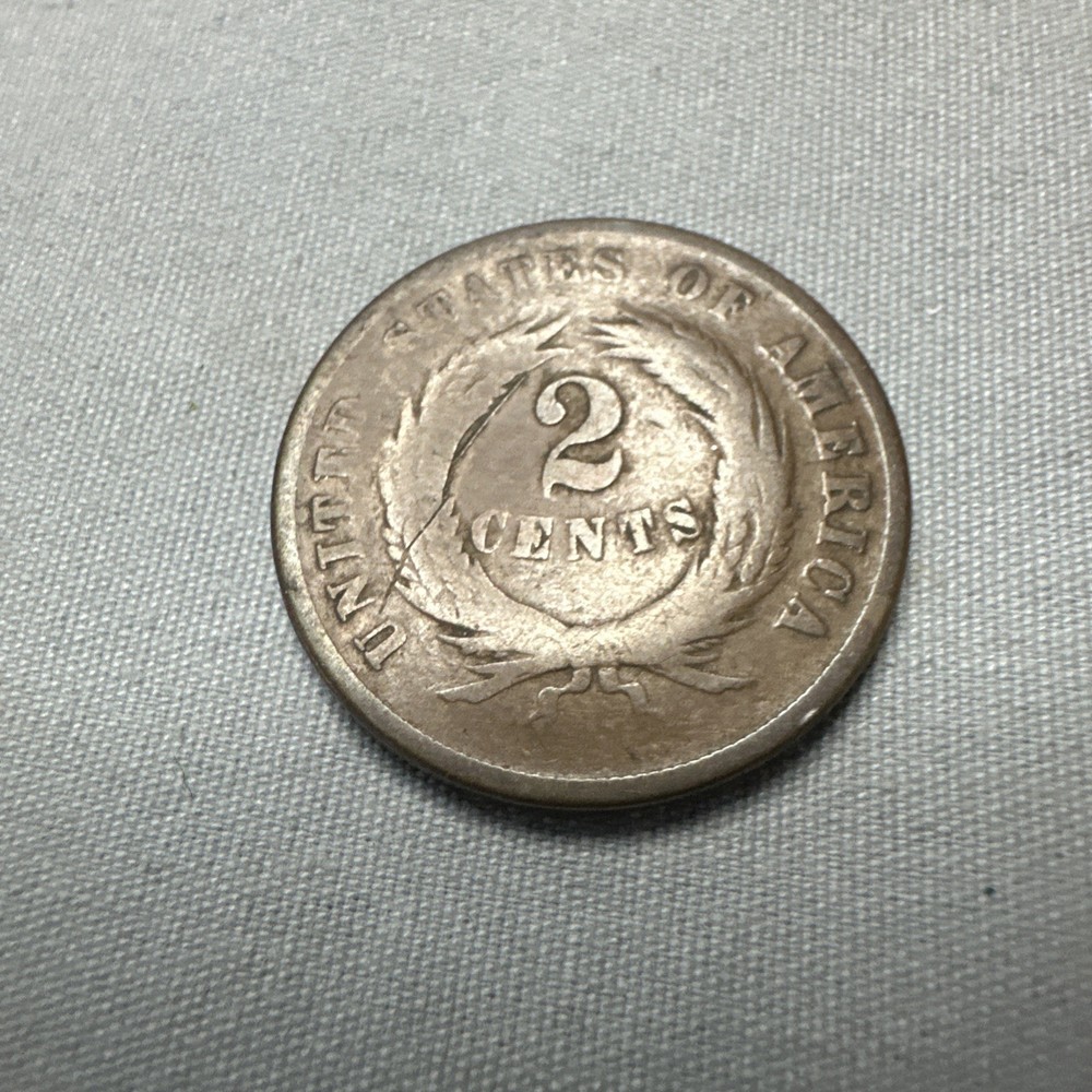 1868 Two Cent Piece