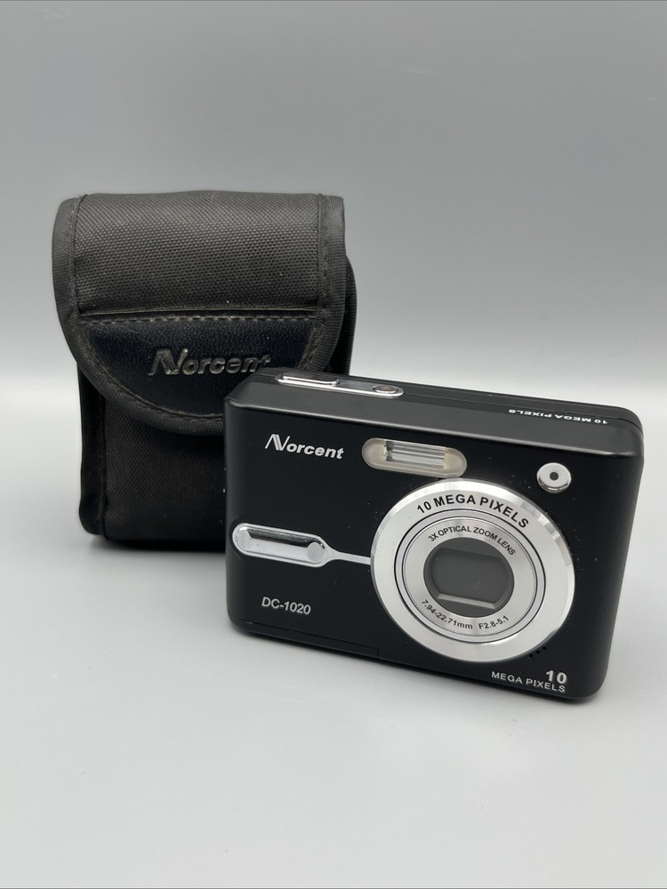 Norcent Digital Camera DC-1020 With Case Tested and Working