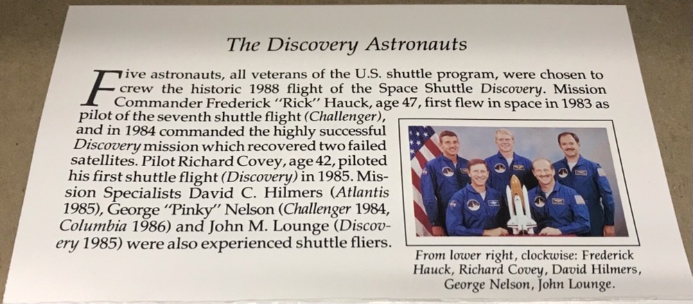 1988 Space Shuttle Discovery $5 Commemorative Coin &Folder Set Marshall Islands