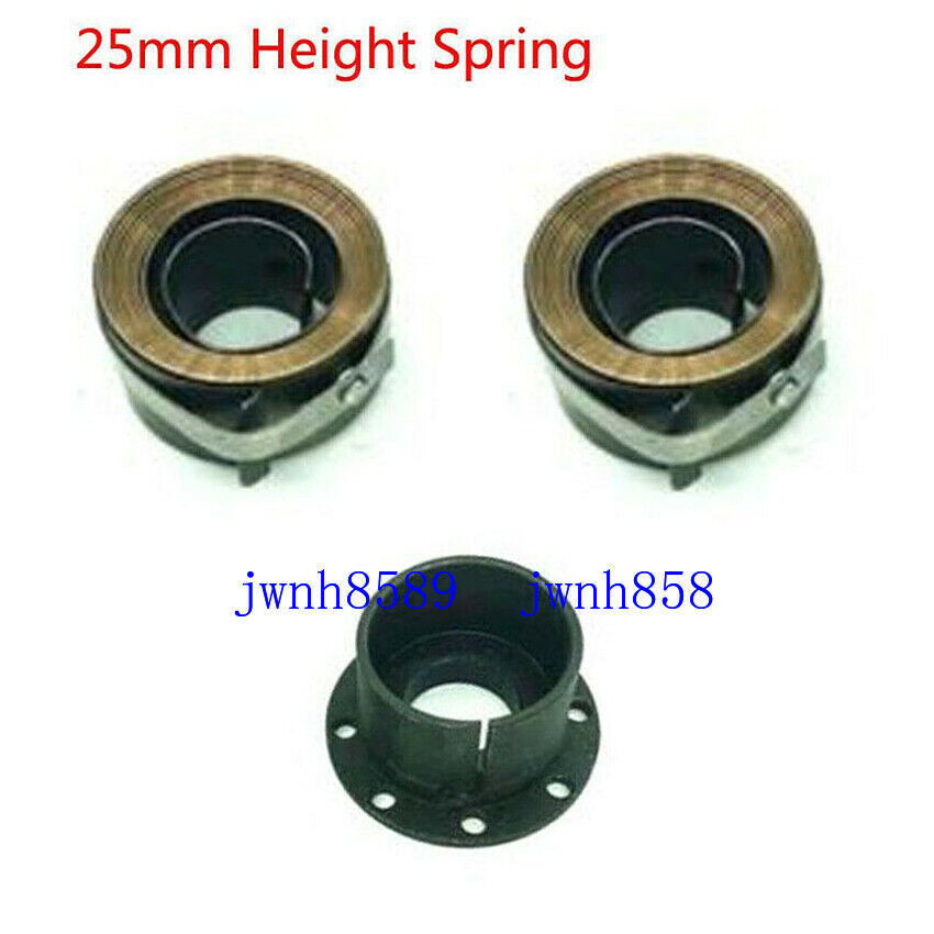 1Set Millling Machine 25mm Spindle Quill Return Spring Clock + 1 Spring Case Hub