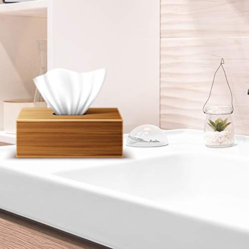 Tissue Cover - Water-Resistant Rectangular Wooden Tissue with Sliding Bottom ...