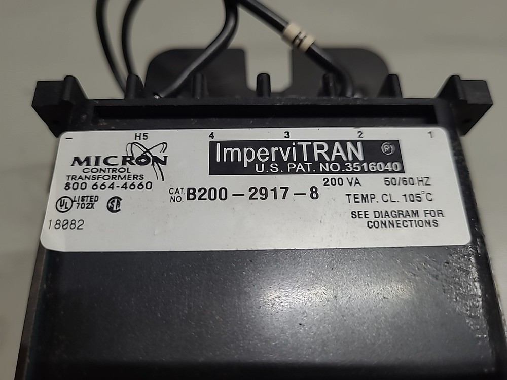 Micron Control Transformer B200-2917-8 Multitap 115v Transformer