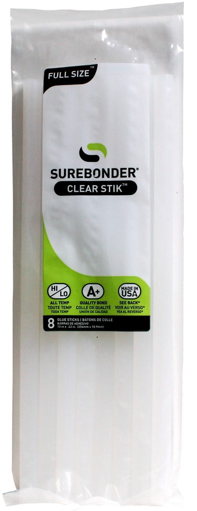 Surebonder All-Purpose Stik Glue Sticks 8/Pkg-7/16"X10"