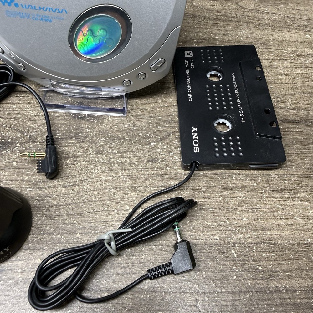 Sony Walkman D-E356CK Car Ready Portable CD Player ESP Max Silver
