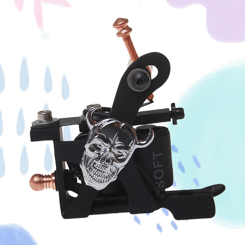 Cast Iron 10 Coils Tattoo Machine Fit for Liner 404-G