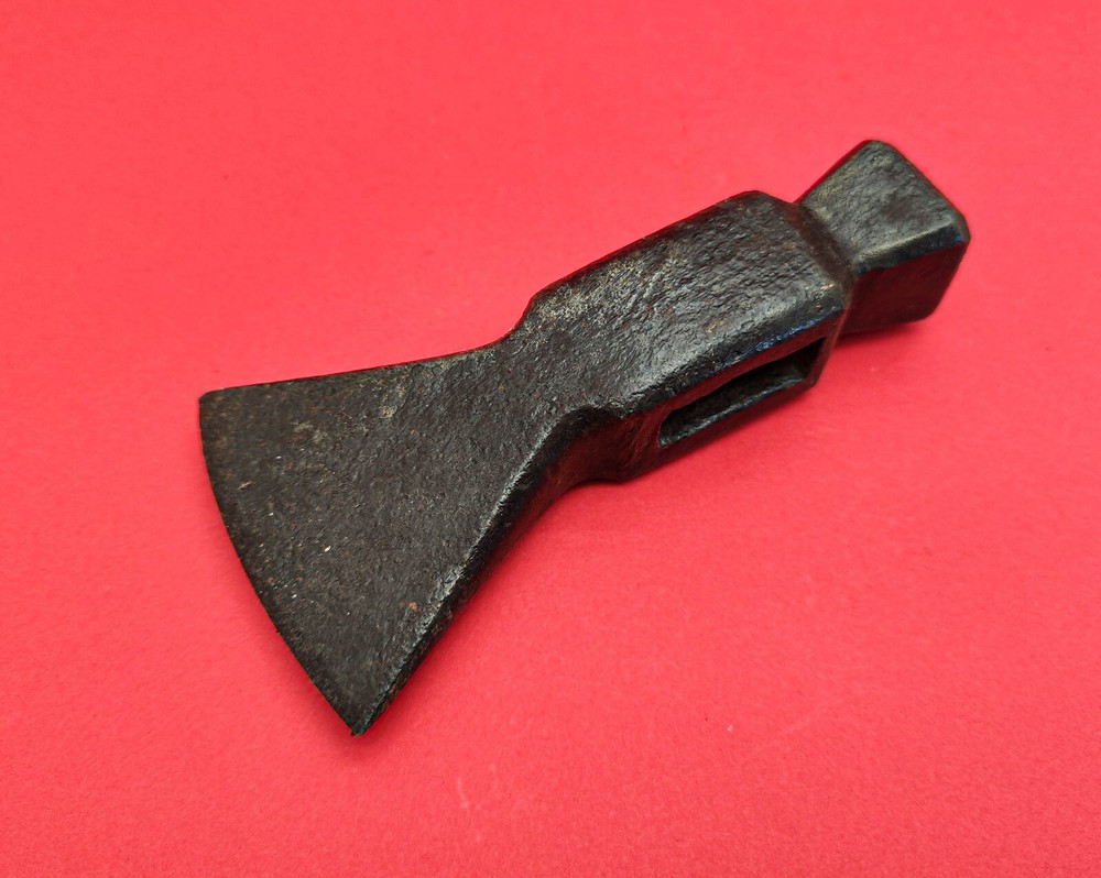 19th c Antique axe Forester marking wood