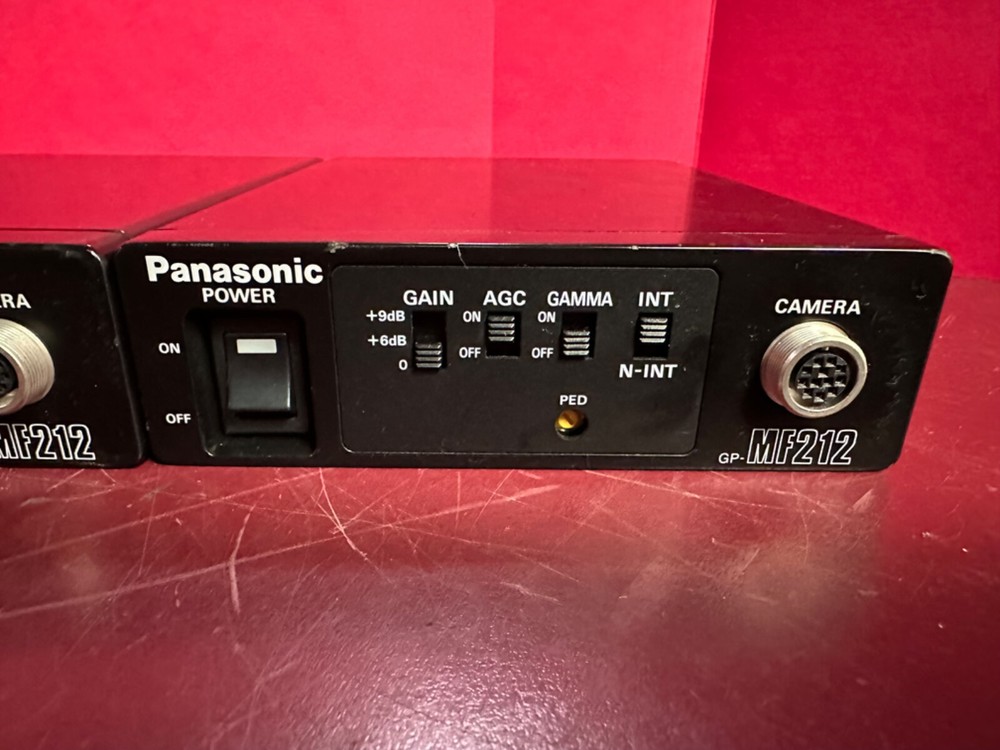 AS IS UNTESTED LOT OF 2 Panasonic GP-MF212 Camera Controller