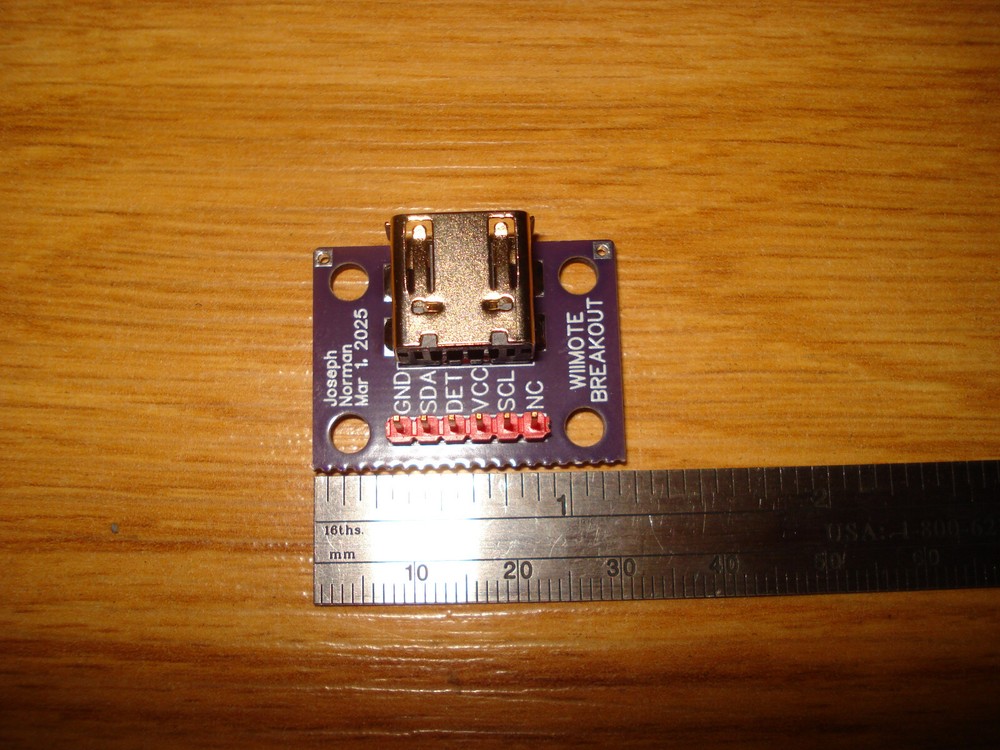 Wii Classic Controller / Wiimote Breakout Board PCB